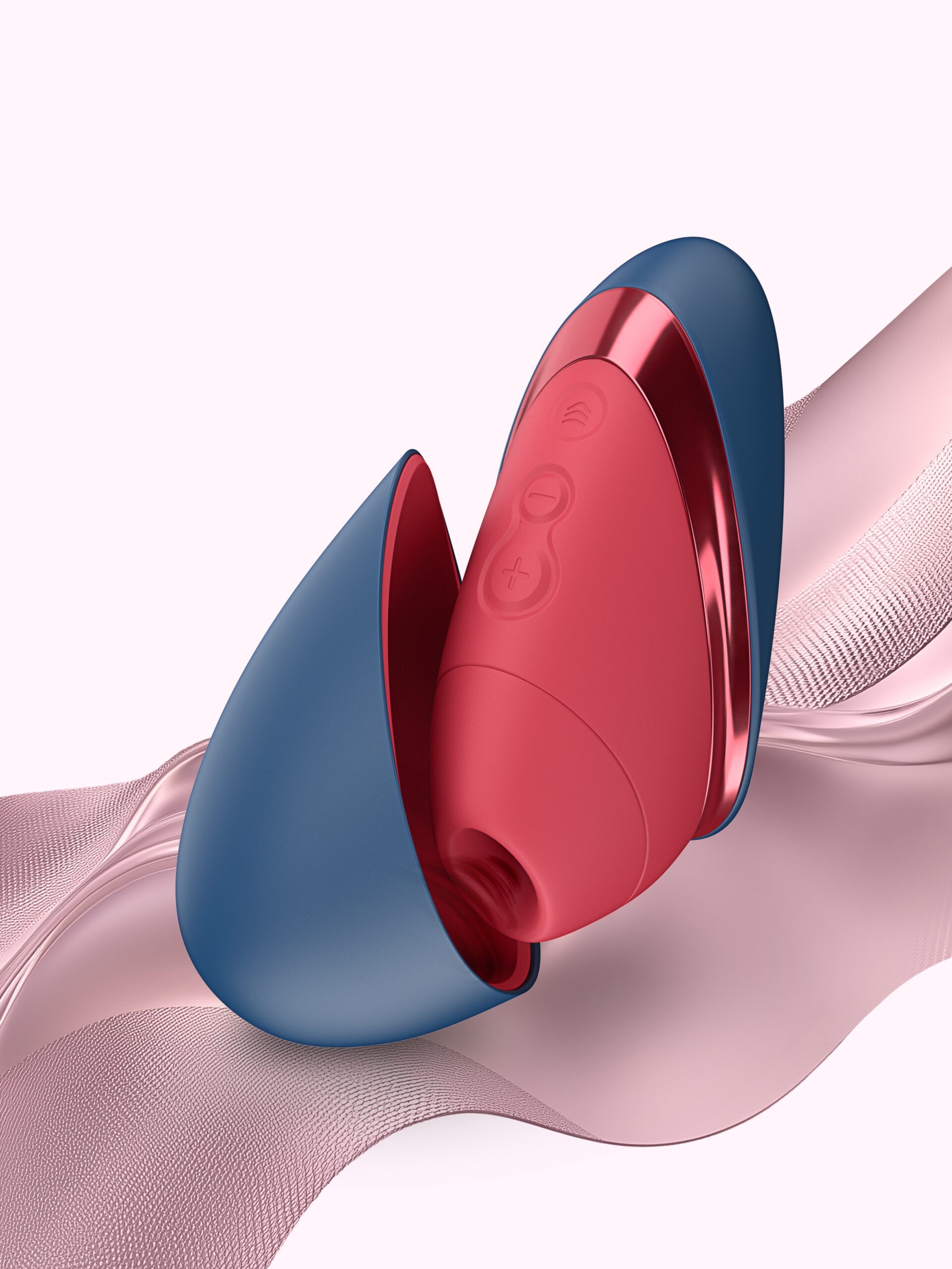 Womanizer Next Liberty Blue Red Clitoral Suction Stimulator